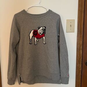 League UGA Georgia Bulldogs Sweatshirt Grey Women’s Small